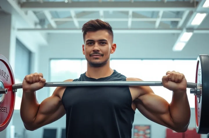 khema rushisvili weightlifting bar