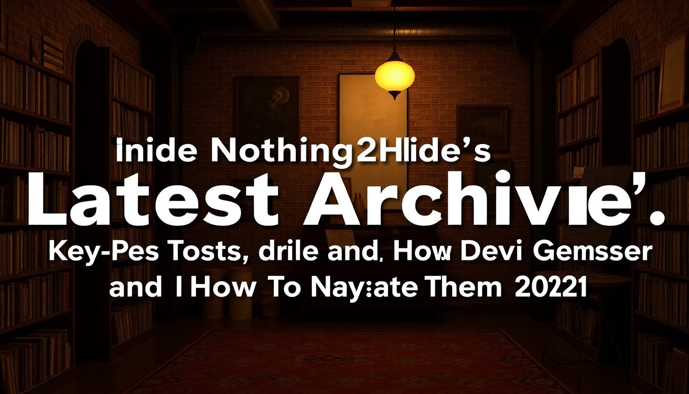 nothing2hide latest archives